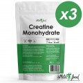 Atletic Food 100% Micronized Creatine Monohydrate - 375 грамм (3 шт по 125 г)